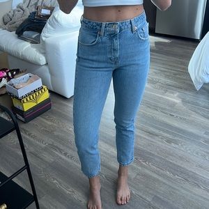 Zara straight jeans